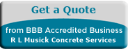 R L Musick Concrete Services is a BBB Accredited Concrete Contractor in Southern Shores, NC
