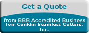 Tom Conklin Seamless Gutters, Inc., Gutters, Exmore, VA